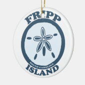 Fripp Island Keramisch Ornament (Links)
