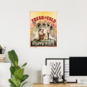 Fris en koud - Bier direct van de Noordpool Poster (Thuiskantoor)