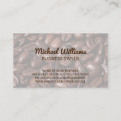 Fris gebrouwen koffiekopje visitekaartje (Achterkant)