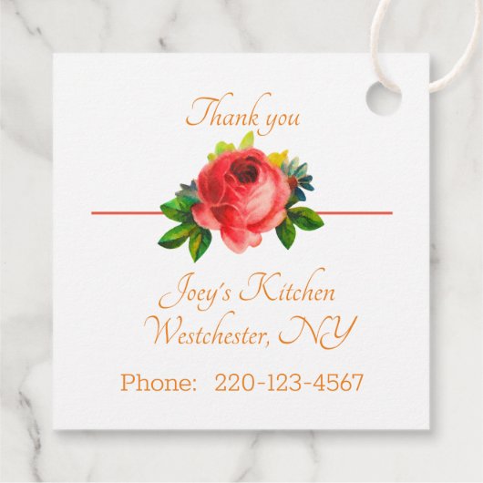 Fris gemaakt van mijn keukenproduct Labels (Achterkant)