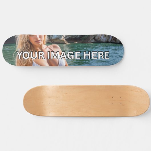 FRIS! 🛹 Gepersonaliseerd Skateboard Deck Design (Horizontaal)