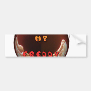 Fris mijn Freddy Art Print Bumpersticker