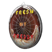 Fris mijn Freddy Art Print Dartbord (Voorkant Rechts)