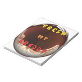 Fris mijn Freddy Art Print Notitieblok (Gedraaid)