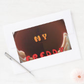 Fris mijn Freddy Art Print Rechthoekige Sticker (Envelop)