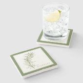 FRIS ROZEMARIJN Marmersteen Onderzetter (+tekst) G (Zijkant)