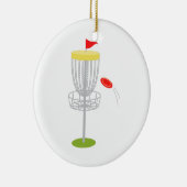 Frisbee Disk Golf Keramisch Ornament (Rechts)