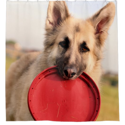 Frisbee Douchegordijn (Voorkant)