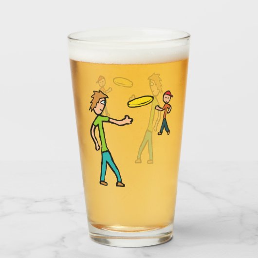 Frisbee Glas (Voorkant gevuld)