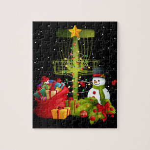 Frisbee Golf Frolf kerstboom Legpuzzel