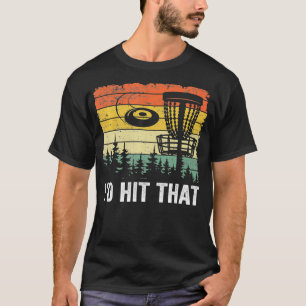 Frisbee Golf Mand Funny Disc Golf Vintage Ik Groet T-shirt
