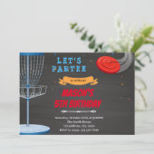 Frisbee Golf-uitnodiging Kaart (Staand voorkant)