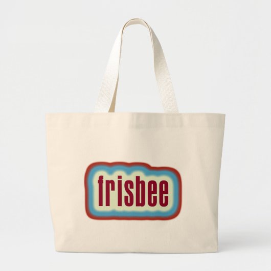 frisbee grote tote bag (Voorkant)