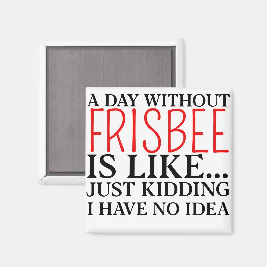 frisbee magneet (Voorkant / Achterkant)