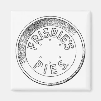 Frisbie Pie Tin magnet Magneet