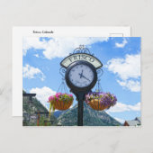 Frisco, Colorado, Clock Briefkaart (Voorkant / Achterkant)