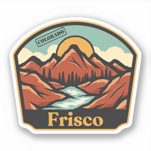 Frisco, Colorado Sticker (Voorkant)