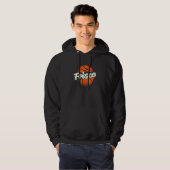 Frisco Hometown Basketball Player Sports Hoodie (Voorkant volledig)