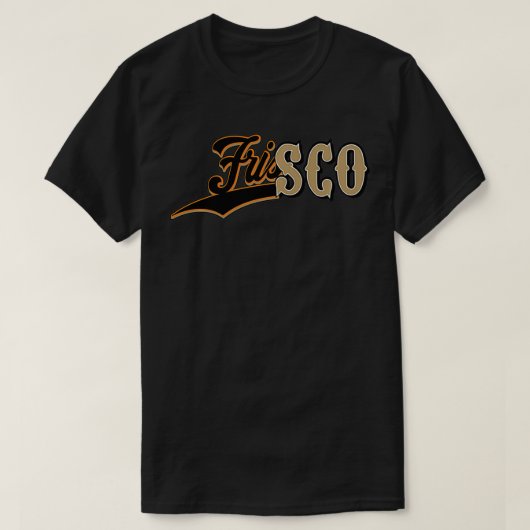 Frisco San Francisco Bay Area SF 415 San Fran Fris T-shirt (Design voorkant)