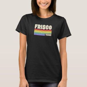 Frisco Texas Pride Regenboog Vlag Gay Pride Merch T-shirt