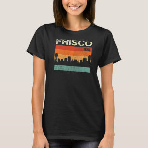 Frisco Texas Town Skyline T-shirt