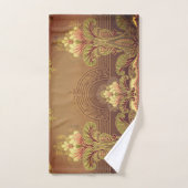 frise florale victorienne élégante fleur Art nouve (Serviette à main)