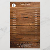 Friseur Rustikal Flyer (Voorkant)