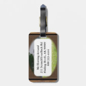 Frisky Foal ~ Bagagelabel (Achterkant verticaal)