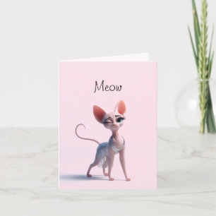 Frisky Kitty Kat Kaart