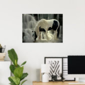 Frison, affiche Papier (mat) (Bureau à domicile)