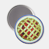 frisse homemade pie magnet magneet (Voorkant / Achterkant)