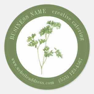 FRISSE PETERSELIE Biz ID Grote Ronde Stickers II