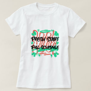 Frisse start volledige planning School Beginnen T-shirt