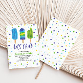 Frissons l'été Invitation d'anniversaire