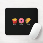 Frites Donuts Tacos  Muismat (Met muis)