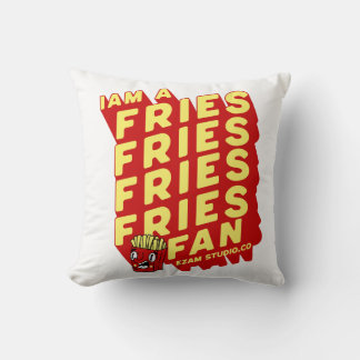 "Frites Fan - Leuk en speels design" Kussen