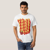 "Frites Fan - Leuk en speels design" T-shirt (Voorkant volledig)