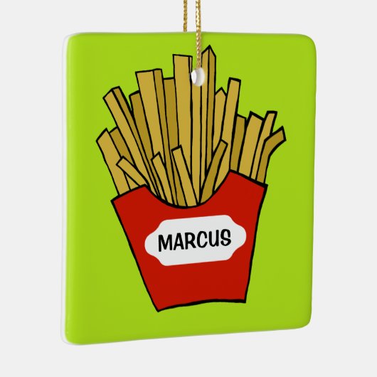 frites françaises ornement personnalisé (Droite)