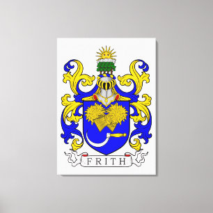 Frith Coat of Arms Canvas Afdruk