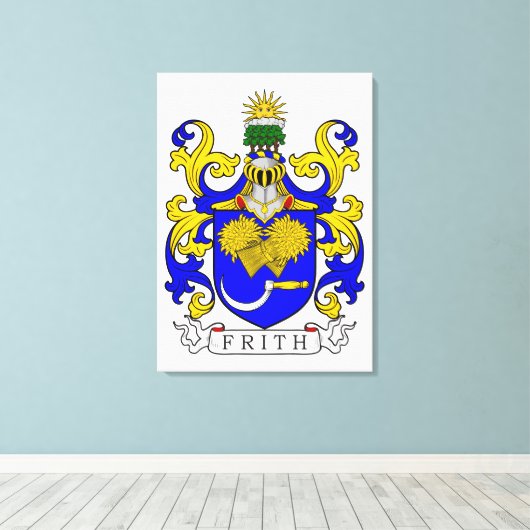 Frith Wapen Canvas Afdruk (Insitu (Houten vloer))