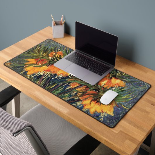 Fritillaires dans un vase de cuivre par Vincent va (Bureau 2)