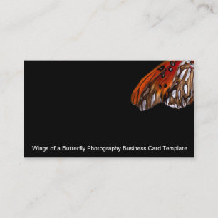 Fritillary Butterfly Wings Business Card Template Visitekaartje