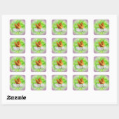 Fritillary Dream - Sticker Carré diurne (Feuille)