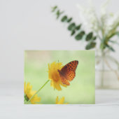 Fritillary Fun - Butterfly Briefkaart (Staand voorkant)