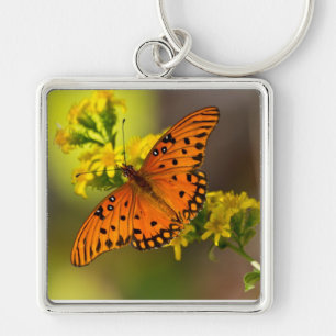 Fritillary Gulf Butterfly Gifts and Apparel Sleutelhanger