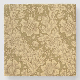 'Fritillary' wallpaper design, 1885 Stenen Onderzetter