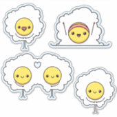 Fritte gefrituurde eitjes sticker (Voorkant)