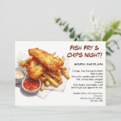 Friture de poisson & frites – Invitation décontrac (Debout devant)