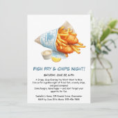Friture de poisson & frites – Invitation décontrac (Debout devant)