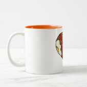 Friture vers le haut de tasse de coeur (Gauche)